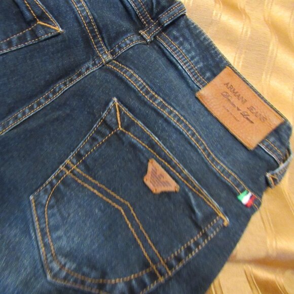 Armani Jeans Women Jeans, Blue,sz.27, made in Italy, cotton 97% - Picture 6 of 8